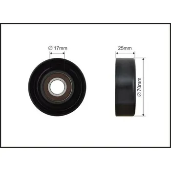 Auto-moto Napínací kladka, žebrovaný klínový řemen CAFFARO 500525