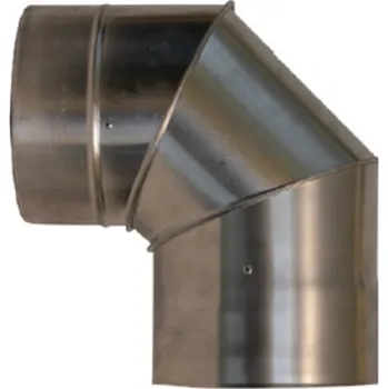 Kouřovod Karma koaxiální odkouření - Koleno 90° 100/150 mm