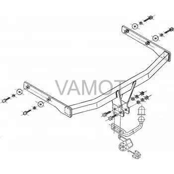 Tažné zařízení Tažné zařízení VW Touran I (2003 - 2015) (675)