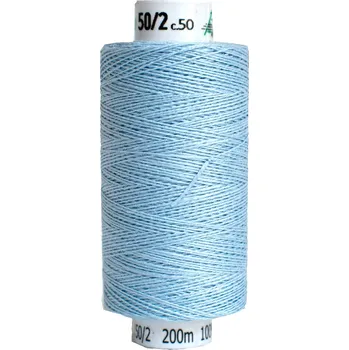 Nit Snový svět (50) Lněná nit na paličkování TEX33x2 modrá