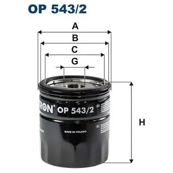 Autodíl Olejový filtr FILTRON OP 543/2