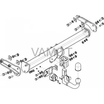 Tažné zařízení Tažné zařízení Volvo V60 Cross Country (2015 - 2018) (4137)