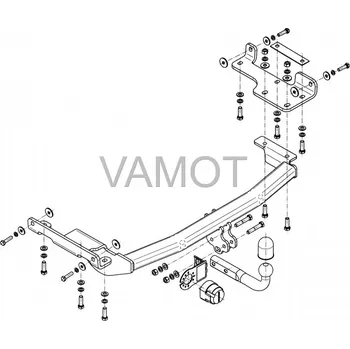 Tažné zařízení Tažné zařízení Nissan Murano (Z050) Americká verze (2003 - 2008) (4994)