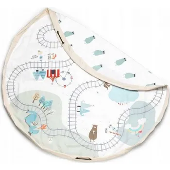 Hrací deka Play&Go Hrací deka, koš na hračky 2v1 Tratě