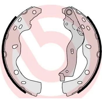 Brzdová čelist Sada brzdových čelistí BREMBO S 23 532