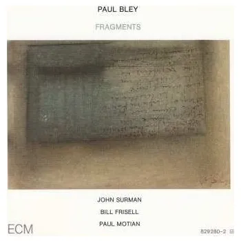 Zahraniční hudba CD Paul Bley: Fragments 2022