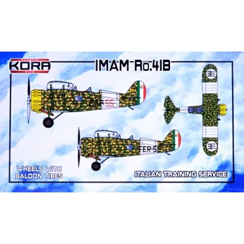 Plastikový model KORA Models 1/72 IMAM Ro.41B Italian Training Service