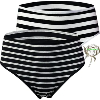 Dámské spodní prádlo Dámské bavlněné kalhotky - Tinasan duo NBR04 (Balení/2ks) Barva: Černá, Velikost: L