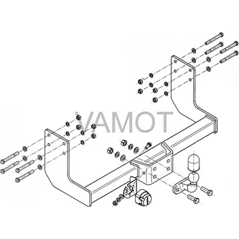 Tažné zařízení Tažné zařízení Mercedes Sprinter II valník (2006 - 2018) (5811)