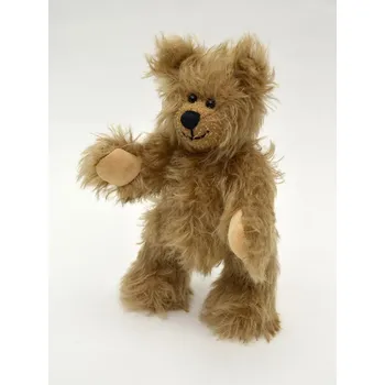 plyšák Moravská ústředna Medvěd 20 cm kloubový hnědý
