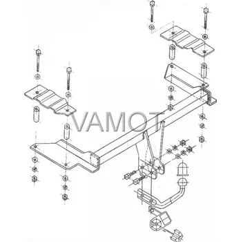 Tažné zařízení Tažné zařízení Opel Vectra C 4/5D (2002 - 2008) (424)