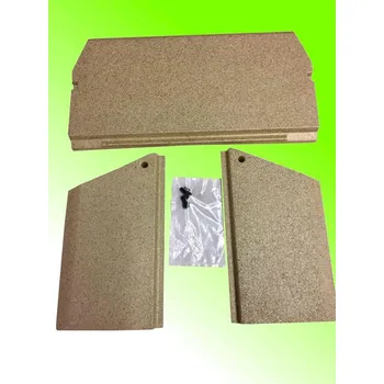 Krbová kamna JOTUL - vermikulitové obložení F 105; sestava boční šamoty + deflektor; ND 10048728