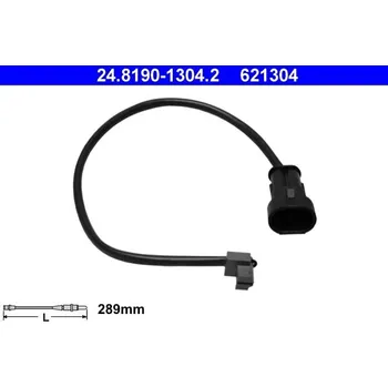Autodíl Výstražný kontakt, opotřebení obložení ATE 24.8190-1304.2
