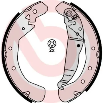 Autodíl Sada brzdových čelistí BREMBO S 59 525