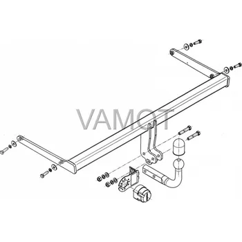 Tažné zařízení Tažné zařízení Mazda 2 (DE) (2007 - 2015) (1604)