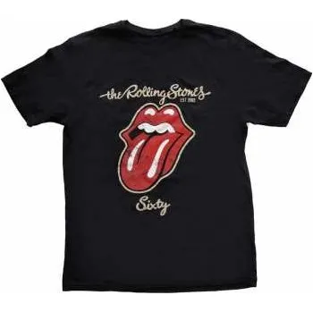 Pánské tričko Merch The Rolling Stones: Tričko Sixty Plastered Tongue M 2022