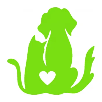 Samolepící dekorace SAMOLEPKA Pejsek a kočička 002 pravá (04 - zelená kawasaki) NA AUTO, NÁLEPKA, FÓLIE, POLEP, TUNING, VLASTNÍ TEXT, TISK, AUTOSAMOLEPKY.cz, POLEPY, OBRÁZEK, LOGO, SAMOLEPKY