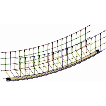 Most Džungle jednoduchý, šíře ø 90 mm