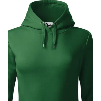 Dámská mikina Dámská mikina Malfini bez potisku, Barva Zelená, Velikost S, Canvas Dámská mikina s kapucí Bezvatriko.cz