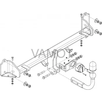 Tažné zařízení Tažné zařízení BMW 5 série GT (F07) Gran Turismo (2009 - 2013 (F07)) (3384)