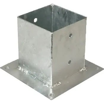 Tesařské kování Ukotvení trámků U 121x121mm žárově zinkováno