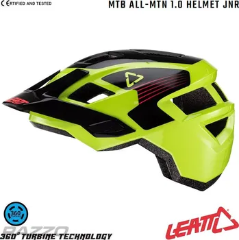 Cyklistická přilba Dětská MTB helma LEATT MTB 1.0 All-Mtn Junior Helmet V22 Lime Youth