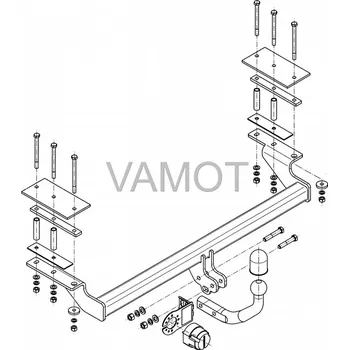Autodíl Tažné zařízení Daewoo Nubira III 4D (2003 - 2013) (4764)