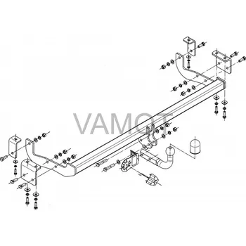 Tažné zařízení Tažné zařízení Renault Kangoo II (2013 a novější (III)) (8039)