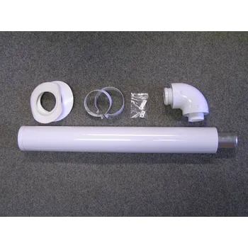 Kouřovod Chaffoteaux – Odkouření koncentrické 60/100 - horizontální pro kondenzační kotle Chaffoteaux