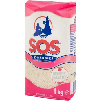 Rýže SOS - Rýže dlouhozrnná Basmati - 1 kg