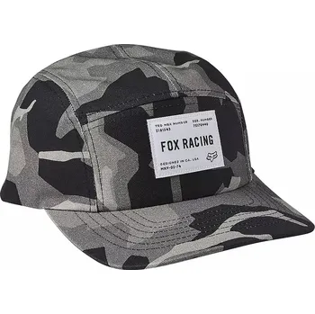 Kšiltovka kšiltovka Fox Regiment 5 Panel - Black Camo one size