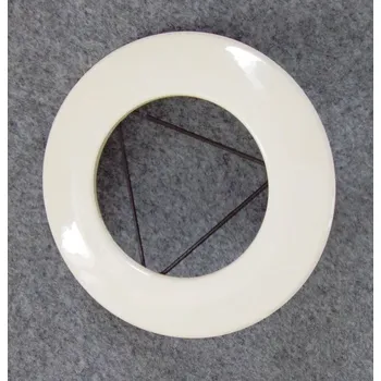 Kouřovod MULDENTHALER růžice s pružinou ø 150 mm - WHE - bílý smalt