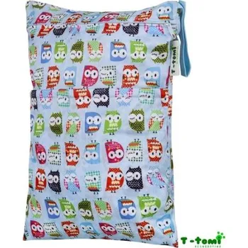 Pytel na pleny T-tomi Nepromokavý pytlík Modrá sova