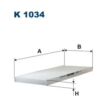 Autodíl Filtr, vzduch v interiéru FILTRON K 1034