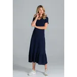 Dámské šaty M827 - Figl tmavě modrá L