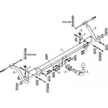 Tažné zařízení Tažné zařízení Peugeot Boxer skříň, bus (také L4/XL) (2006 - 2014) (9263)