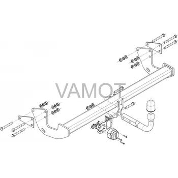 Tažné zařízení Tažné zařízení Mercedes Vito W 447 (2014 a novější (W447)) (4817)