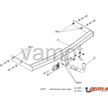 Tažné zařízení Tažné zařízení Seat Ibiza Coupe (2008 - 2017) (4753)