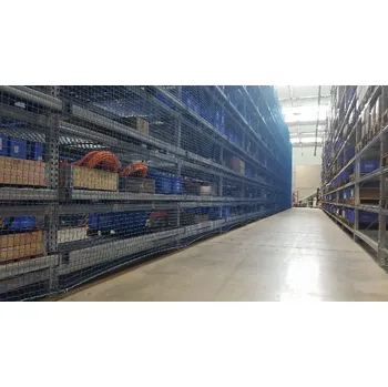 Síť na náklad Bezpečnostní síť pro regály PP 3,0 mm 5,6 x 3,0 m, modrá