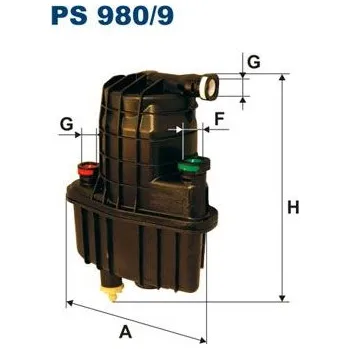 Filtr do auta Palivový filtr FILTRON PS 980/9