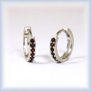 Náušnice bílé zlato