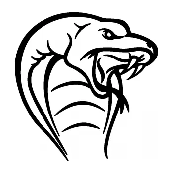 Samolepící dekorace SAMOLEPKA Cobra 008 pravá (01 - černá) NA AUTO, NÁLEPKA, FÓLIE, POLEP, TUNING, VLASTNÍ TEXT, TISK, AUTOSAMOLEPKY.cz, POLEPY, OBRÁZEK, LOGO, SAMOLEPKY