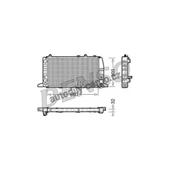 Chladič motoru Chladič motoru DENSO (DE DRM02011)