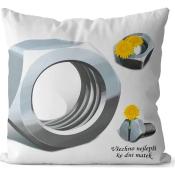 Dekorativní polštářek Polštář Den matek (Velikost: 40 x 40 cm)