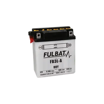 Motobaterie Konvenční motocyklová baterie FULBAT FB3L-A (YB3L-A) Včetně balení kyseliny
