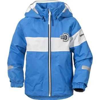 Chlapecká bunda Dětská bunda Didriksons Kalix sharp blue velikost 90