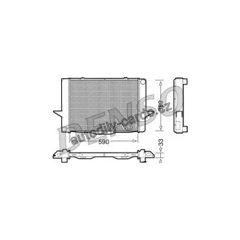 Chladič motoru Chladič motoru DENSO (DE DRM33040)