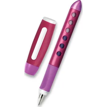 Bombičkové pero Faber-Castell Scribolino, pro praváky - malinové