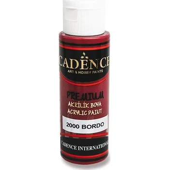 Speciální výtvarná barva Akrylová barva Cadence Premium, 70 ml - vínová
