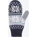 Dětské pletené merino rukavice Kama RB204 palčáky tmavě modrá velikost rukavic 0-2 roky